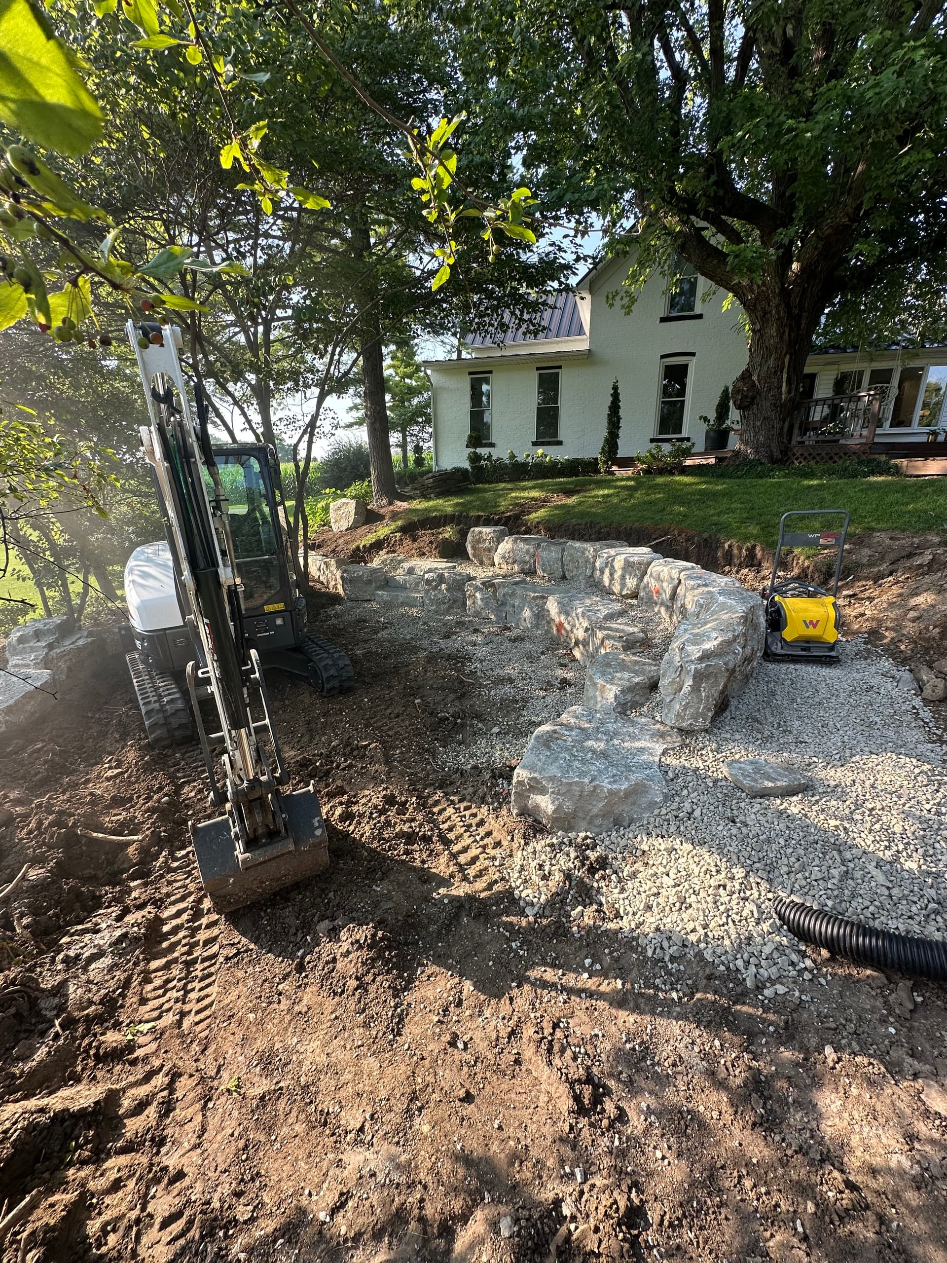 Outdoor Patio Creation in Lewisburg Ohio