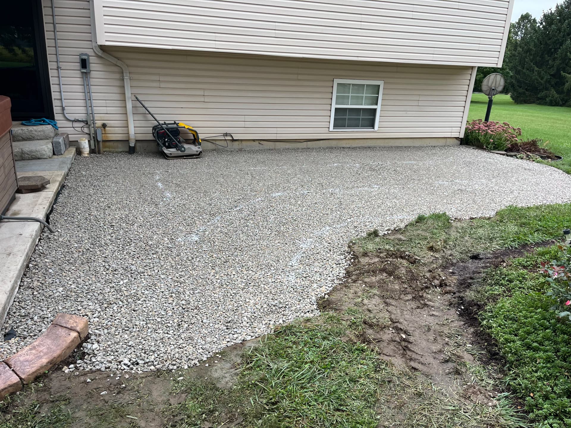 Gallery photos for Unilock Paver Patio Built for Real Backyard Living in Lewisburg: Image #2
