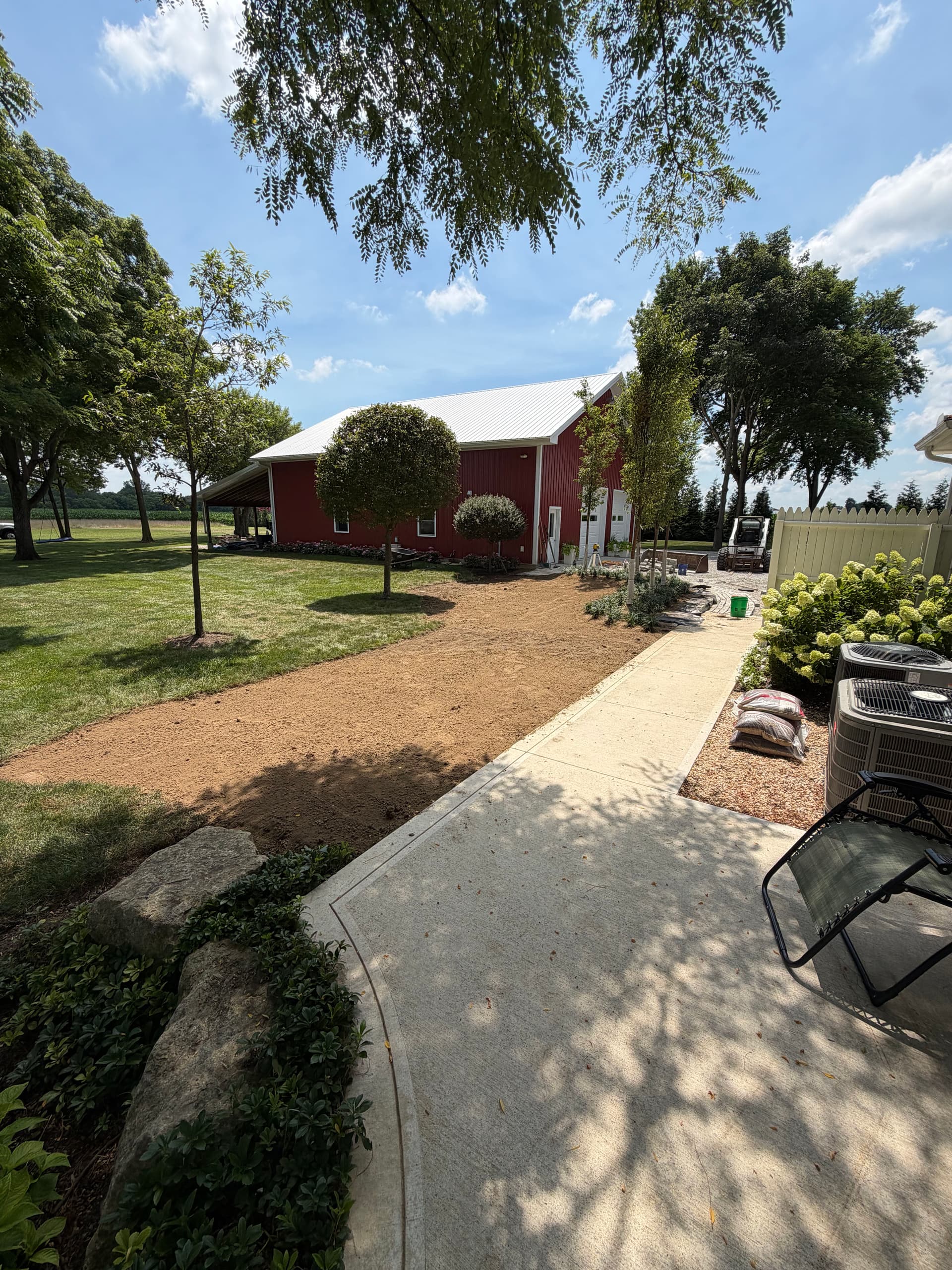 Gallery photos for Stone Curbing, Cobblestones and Zelkova Trees in Lewisburg: Image #3