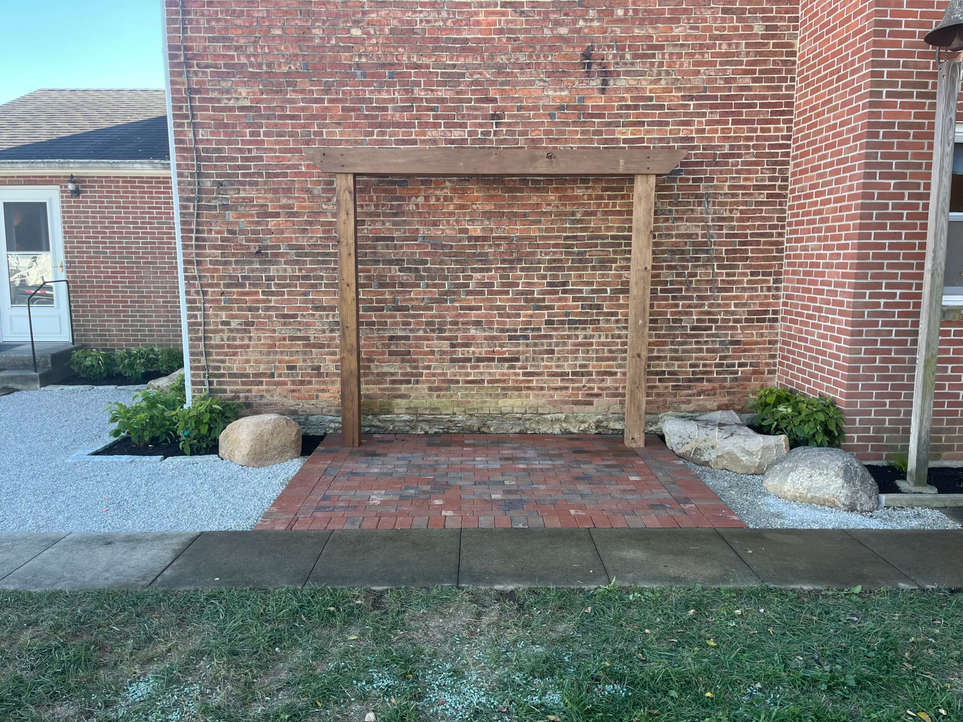 Gallery photos for Side Yard Landscape Design and Patio Build in Eldorado: Image #2