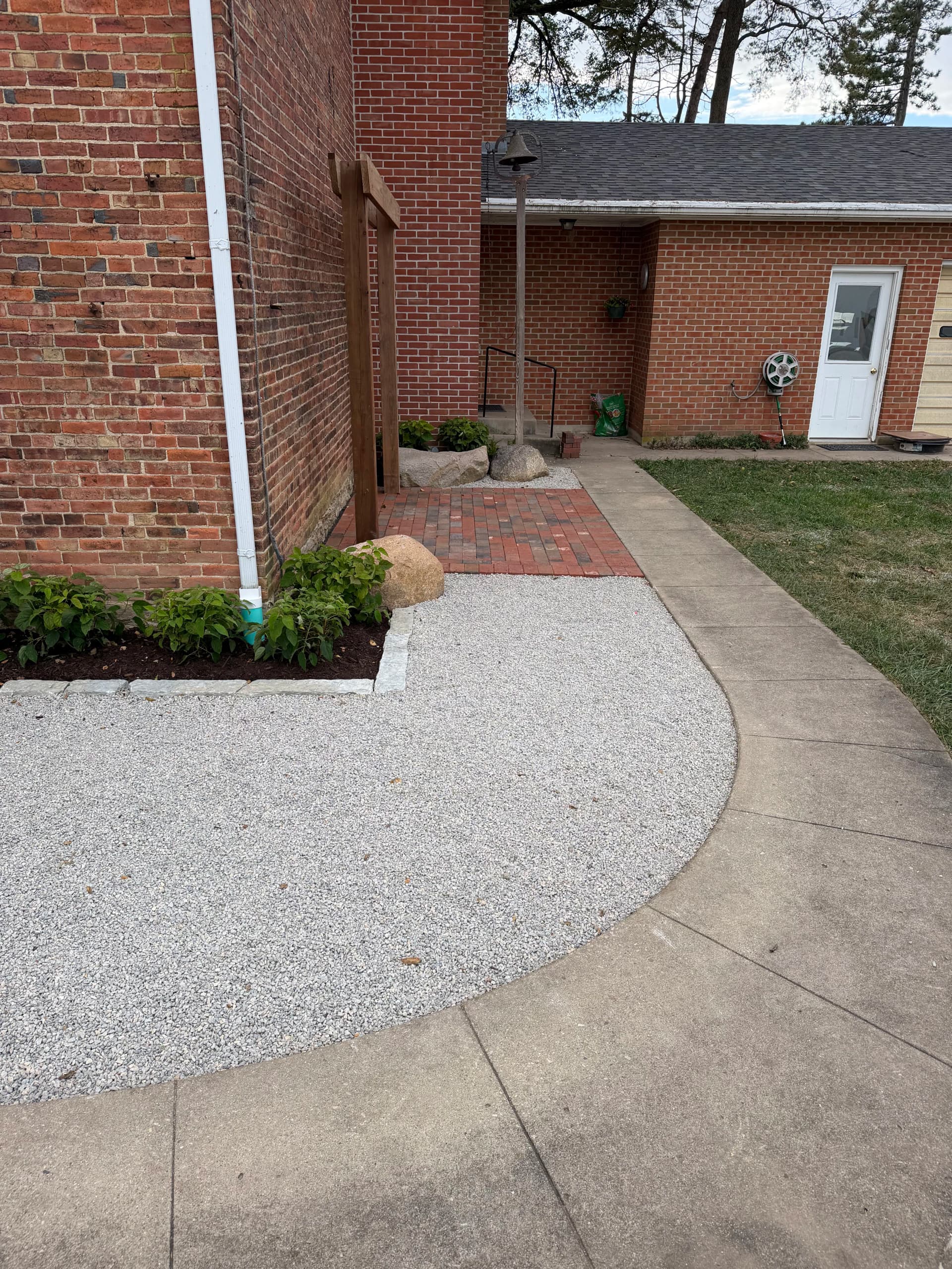 Gallery photos for Side Yard Landscape Design and Patio Build in Eldorado: Image #4