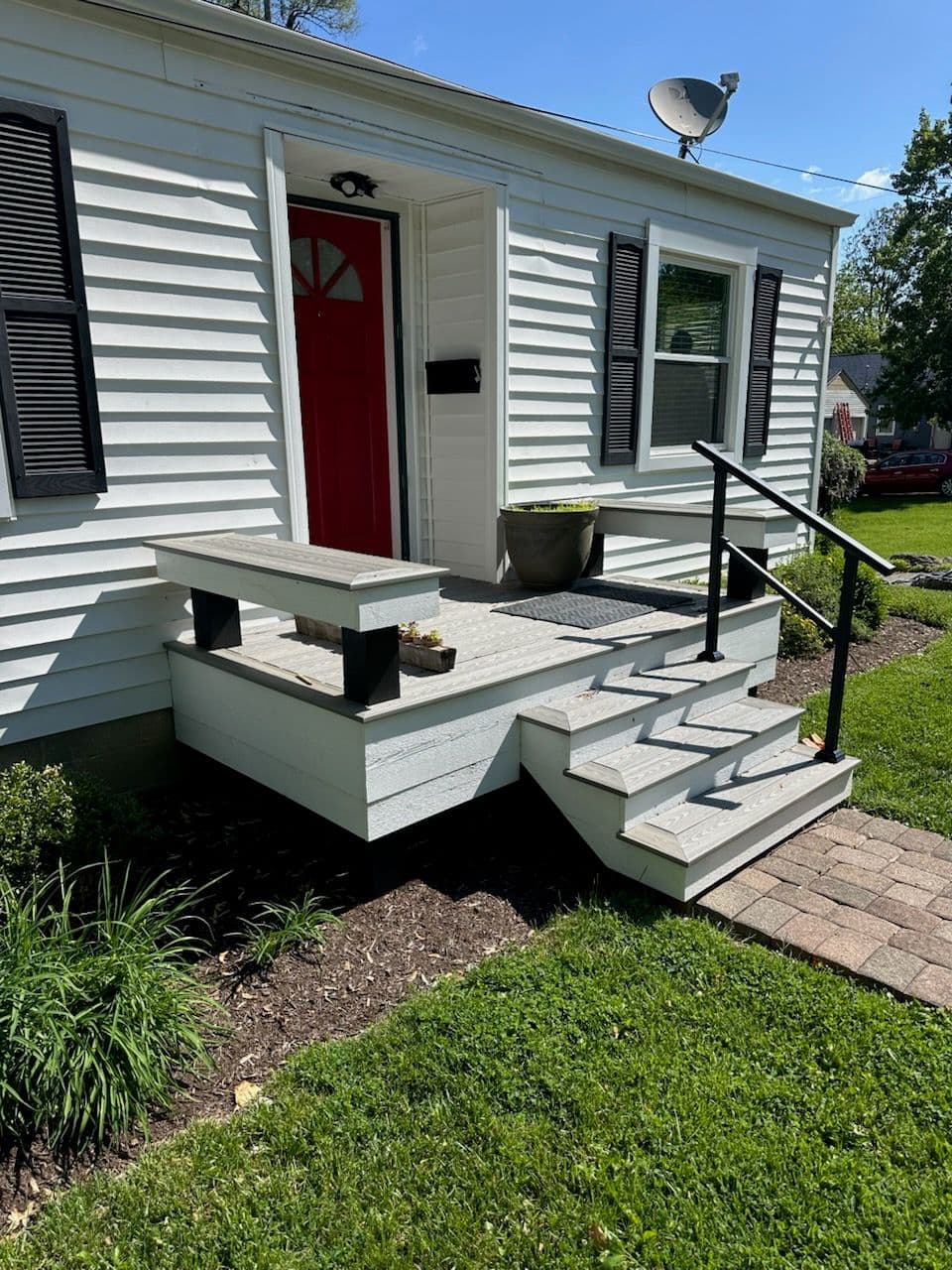 Front Porch Transformation in New Lebanon Ohio image