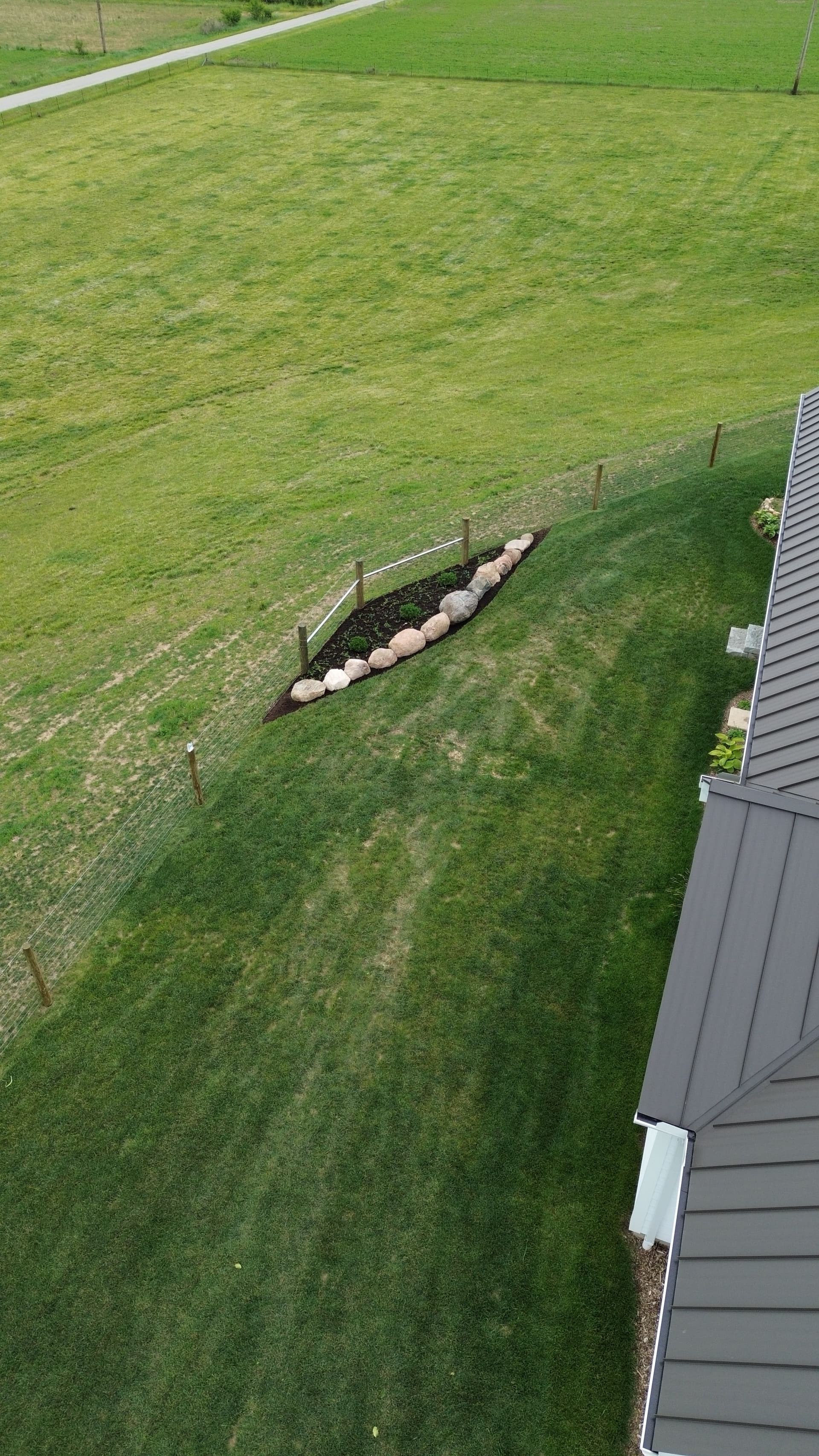 Gallery photos for New Landscape Install with Boulders and Stone Steps in Covington: Image #2