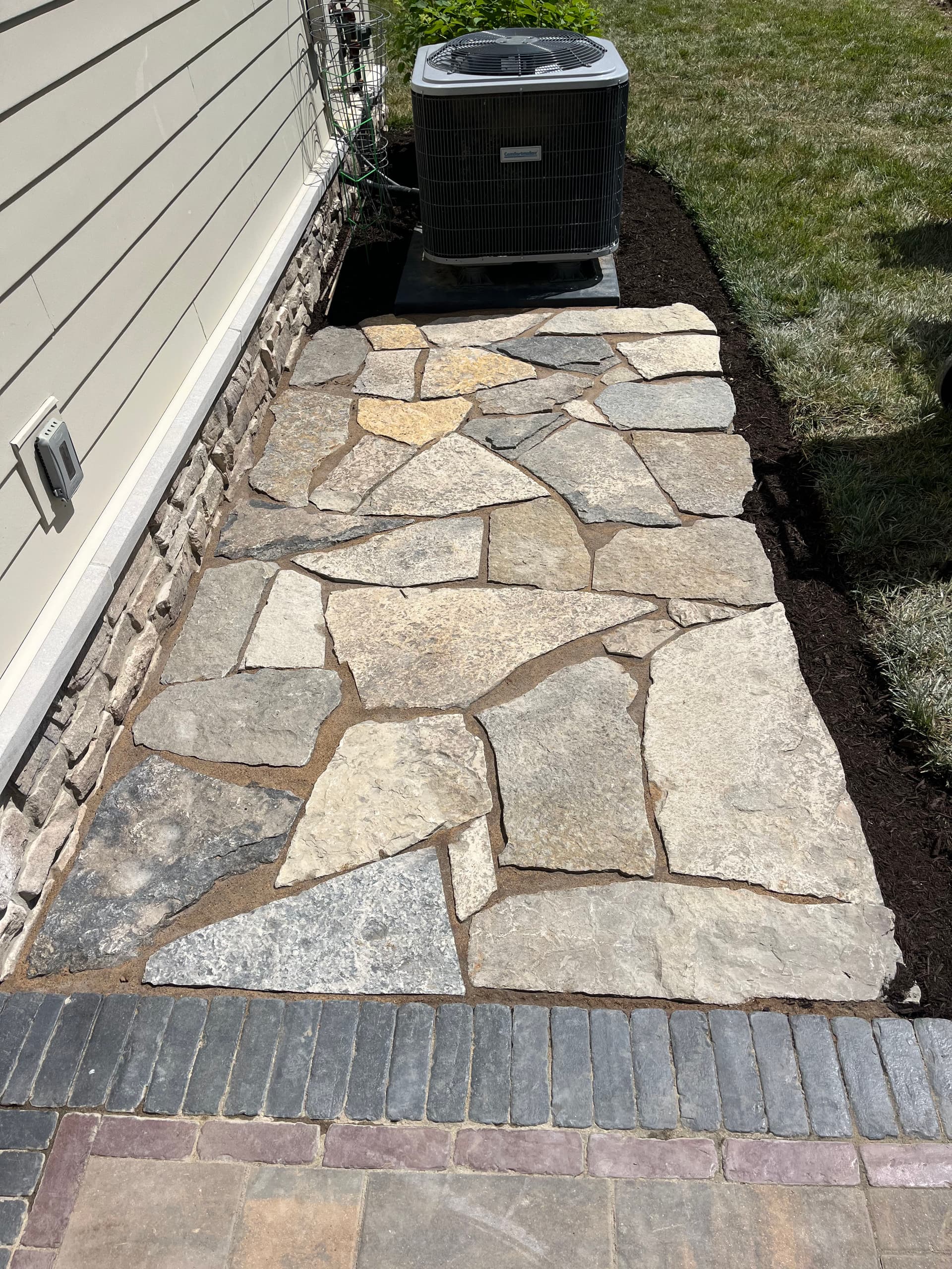 Gallery photos for Natural Stone Walkways, Garden Beds and Fresh Plantings Done Right: Image #1