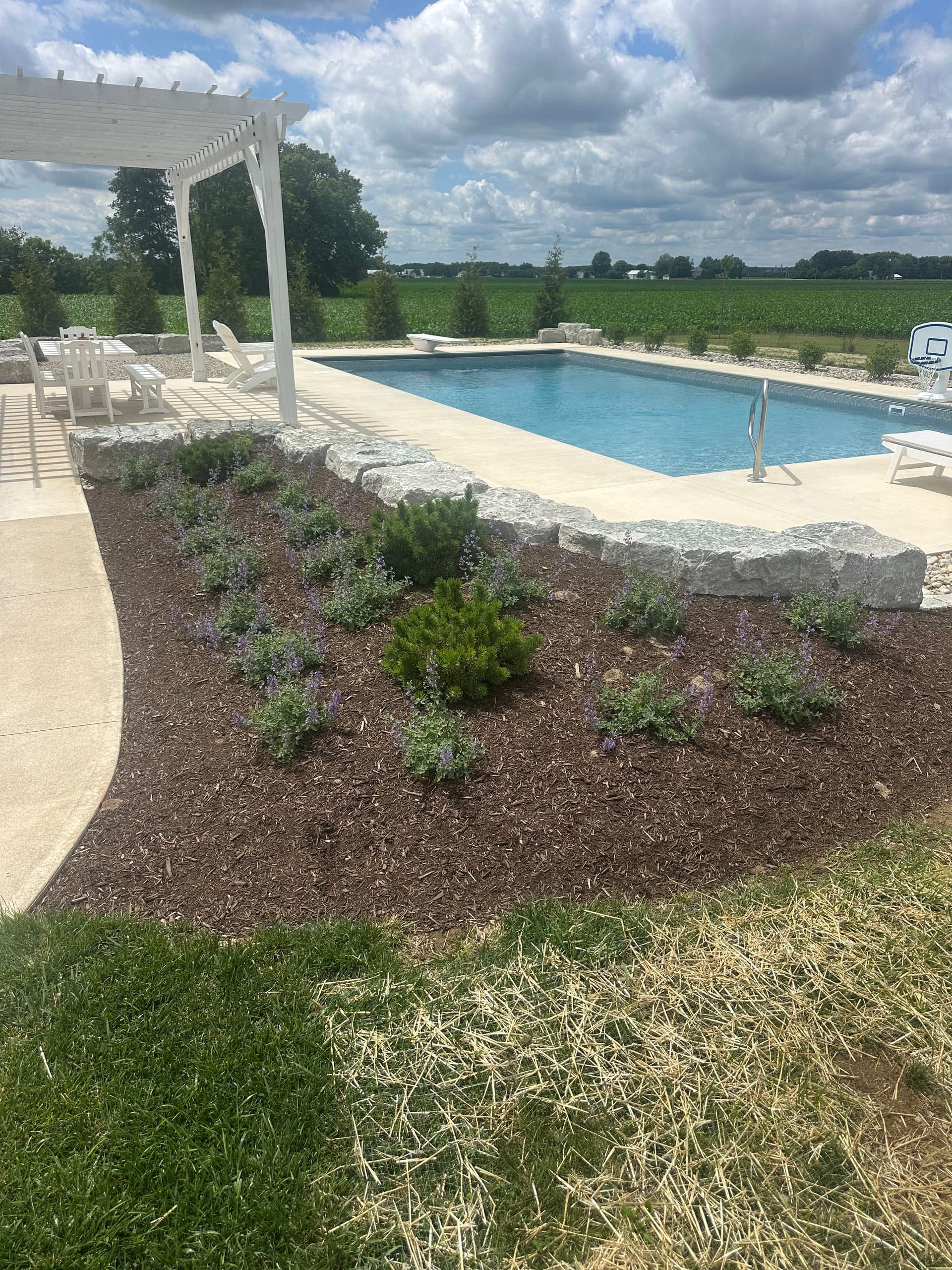 Gallery photos for Poolside Landscape Design Done Right in Covington Ohio: Image #5