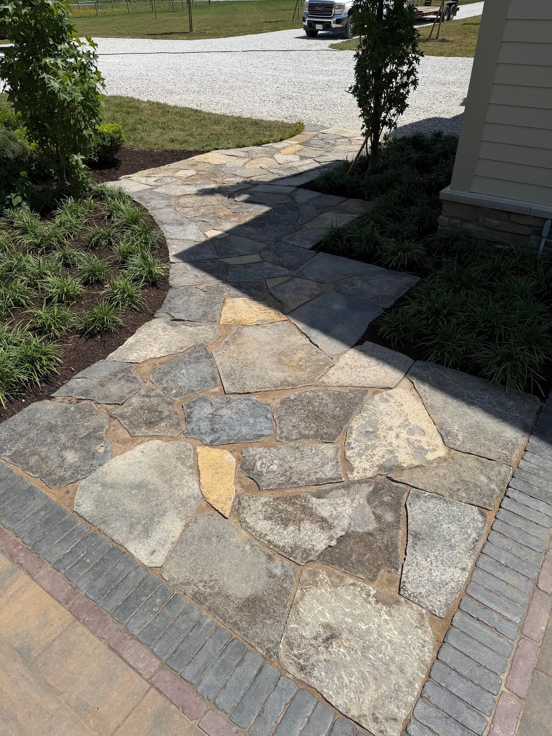 Gallery photos for Natural Stone Walkways, Garden Beds and Fresh Plantings Done Right: Image #5