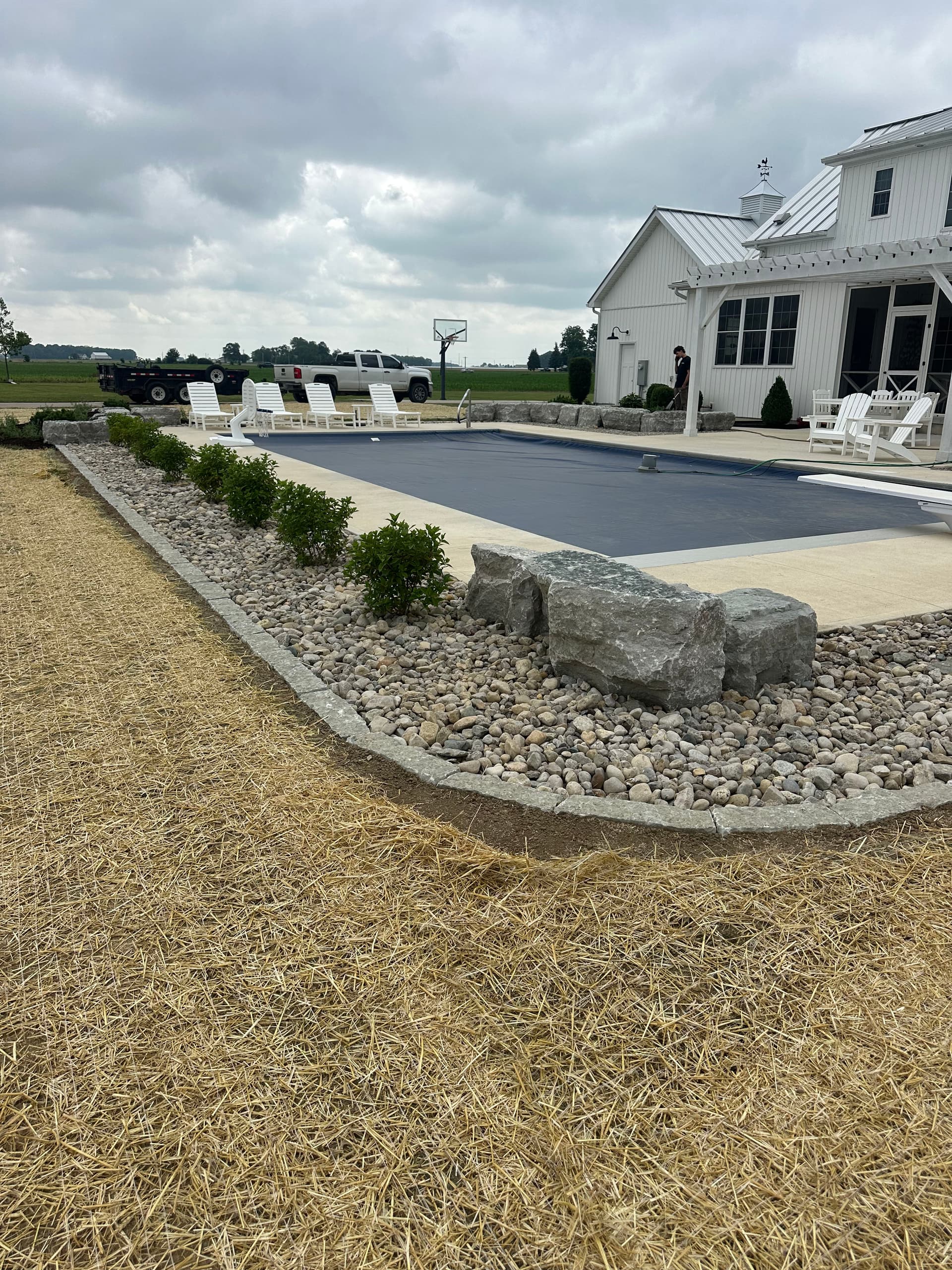 Gallery photos for Poolside Landscape Design Done Right in Covington Ohio: Image #6